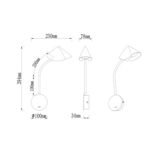 Support de Spot Rond Étanche diamètre 82 mm – Vision EL