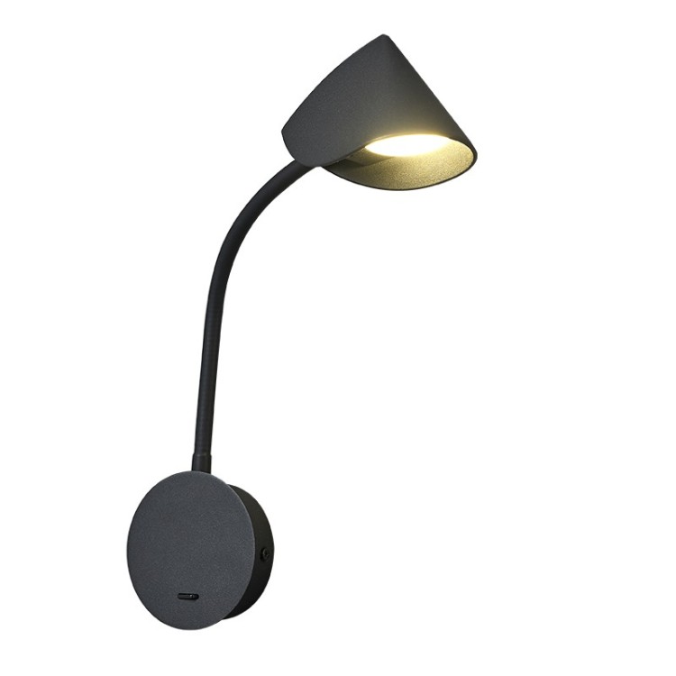 Applique murale GOA Noir - Luminaire Mantra