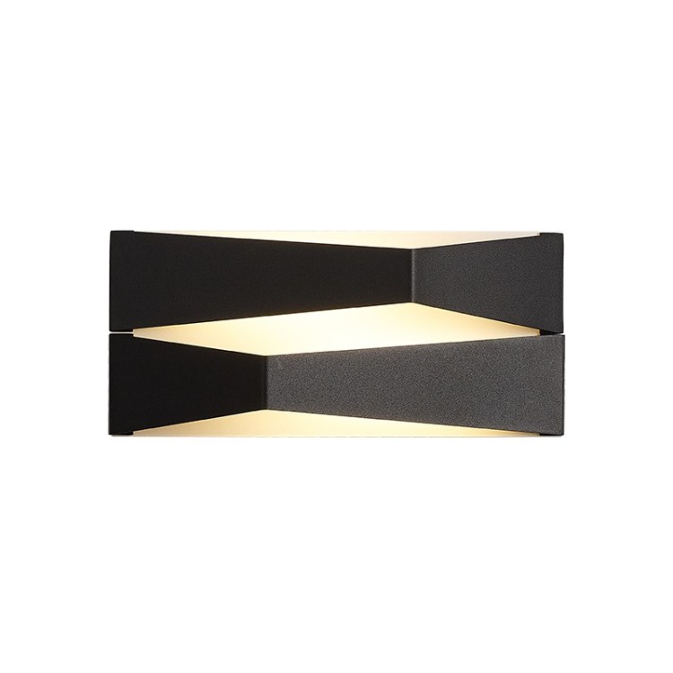 Applique murale LED FUJI Noir Mantra