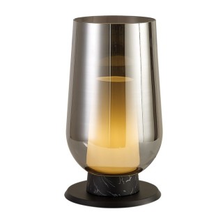 Lampe de table NORA Noir/Marbre