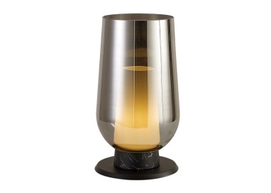 Lampe de table NORA Noir/Marbre - Mantra