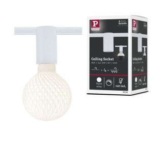 URail Spot Socket E27 Blanc - Luminaire Paulmann