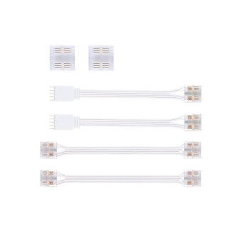 MaxLED accessoires Connector Set COB RGBW  Blanc. Transparent