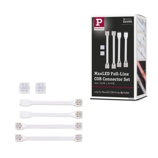 MaxLED accessoires Connector Set COB RGBW  Blanc. Transparent