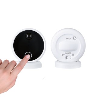 MaxLED accessoires Commande Extension Wireless PIR & Touch Blanc. Noir