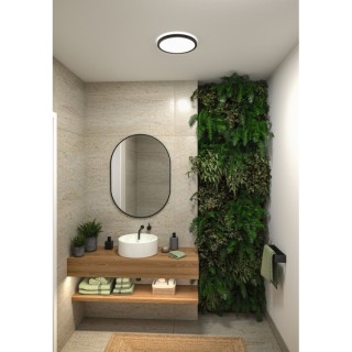 Panneau LED Atria Shine rond, luminaire Paulmann