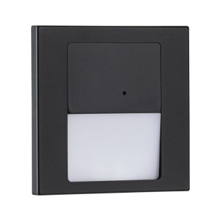 Encastré mural LED Tsaro carré - Luminaire - Noir mat