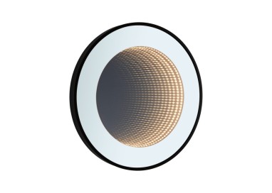 Miroir LED Miro Tunable White Noir Mat - Paulmann