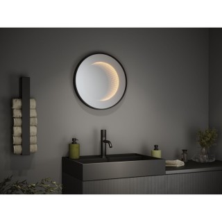 Miroir LED Miro Tunable White Noir Mat - Paulmann