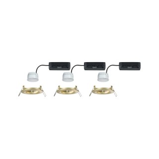 Spot LED Nova Coin IP44 rond Doré mat Paulmann