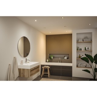 Spot LED Nova Coin IP44 rond Doré mat Paulmann