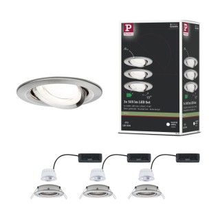 Spot encastré LED Nova Coin Kit 3 Paulmann