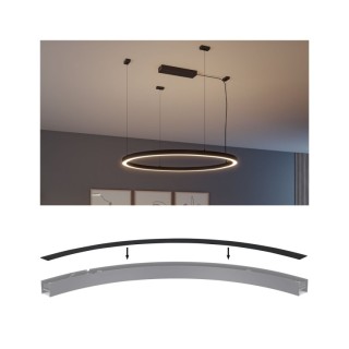 Linion Accessoires Couverture courbe Noir mat Paulmann