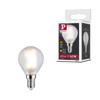 Filament LED E14 470lm Sphérique Paulmann