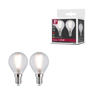 Filament Sphérique LED E14 2x250lm Paulmann