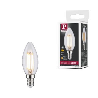 Filament 230V Bougie LED E14 806lm Paulmann