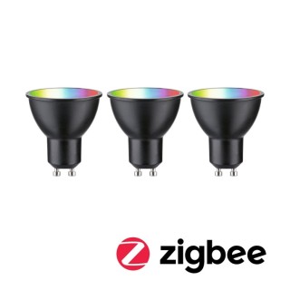 Standard Zigbee 3.0 GU10 LED Réflecteur Noir - Paulmann