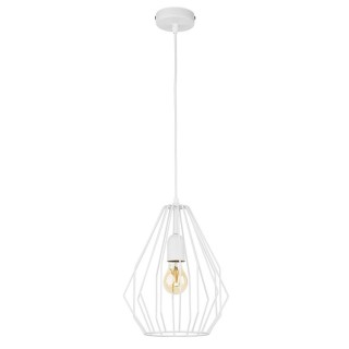 Suspension Brylant 1 lumière – blanc – en métal – style moderne