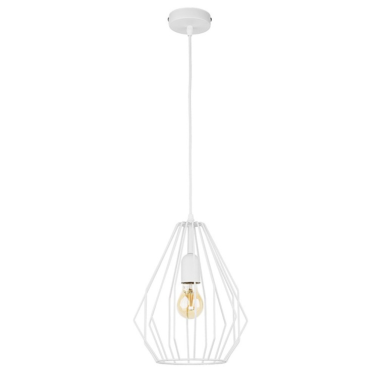 Suspension Brylant 1 lumière – blanc – en métal – style moderne