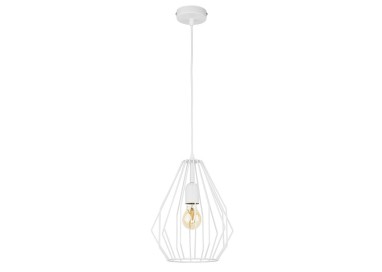 Suspension Brylant 1 lumière – blanc – en métal – style moderne