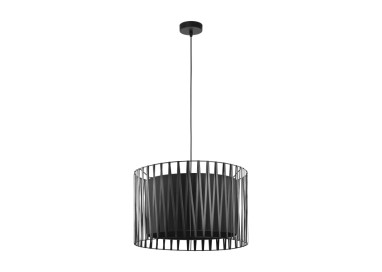 Suspension Harmony 3 lumières – noir – en plastique – style classique et chic