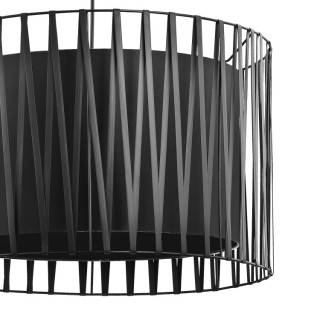 Suspension Harmony 3 lumières – noir – en plastique – style classique et chic