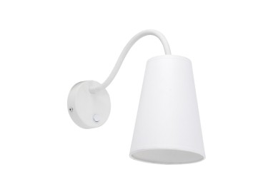 Plafonnier Wire 1 lumière – blanc – en métal – style moderne