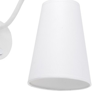 Plafonnier Wire 1 lumière – blanc – en métal – style moderne