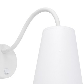 Plafonnier Wire 1 lumière – blanc – en métal – style moderne