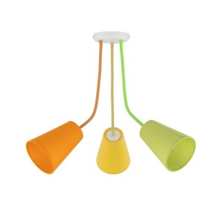 Plafonnier Wire 3 lumières – mélanger – en métal – style moderne