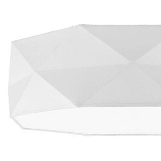 Plafonnier Kantoor 4 lumières – blanc – en métal – style moderne