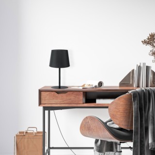 Veilleuse Maja – noir – en métal – style classique