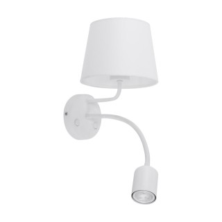 Lampe à poser Maja 2 lumières – blanc – en métal – style moderne