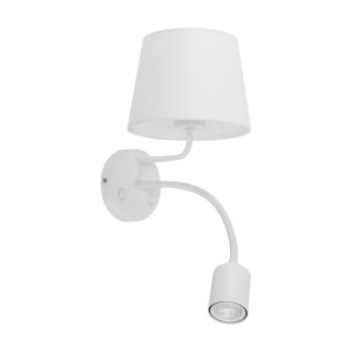 Lampe à poser Maja 2 lumières – blanc – en métal – style moderne