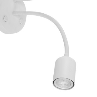 Lampe à poser Maja 2 lumières – blanc – en métal – style moderne