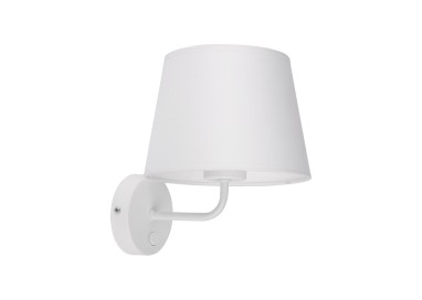 Applique murale Maja 1 lumière – blanc – en métal – style scandinave