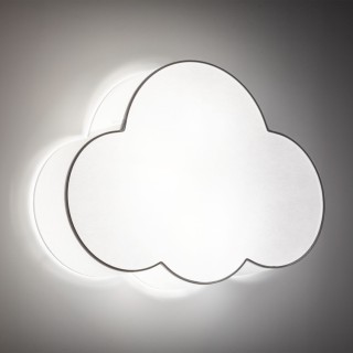 Plafonnier Cloud 4 lumières – blanc – en métal – style moderne