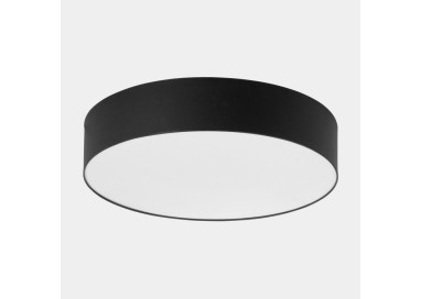 Plafonnier Rondo 4 lumières – blanc – en métal – style loft