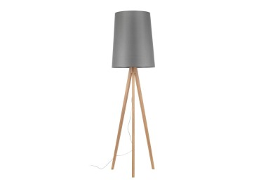 Lampadaire Walz 1 lumière – pin – en métal et bois – style moderne