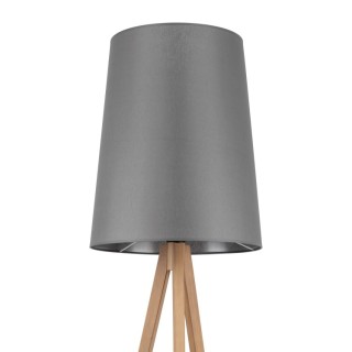 Lampadaire Walz 1 lumière – pin – en métal et bois – style moderne