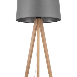 Lampadaire Walz 1 lumière – pin – en métal et bois – style moderne