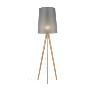 Lampadaire Walz 1 lumière – pin – en métal et bois – style moderne