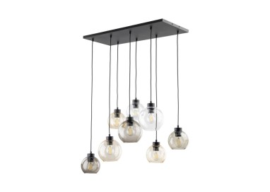 Suspension Cubus – noir – en métal – style moderne et chic