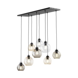 Suspension Cubus – noir – en métal – style moderne et chic