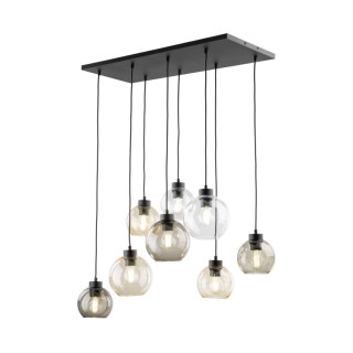 Suspension Cubus – noir – en métal – style moderne et chic