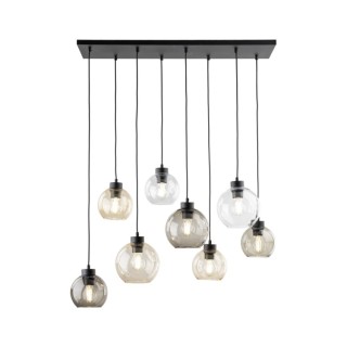 Suspension Cubus – noir – en métal – style moderne et chic
