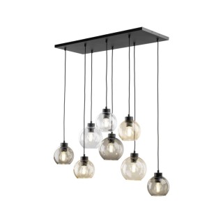Suspension Cubus – noir – en métal – style moderne et chic