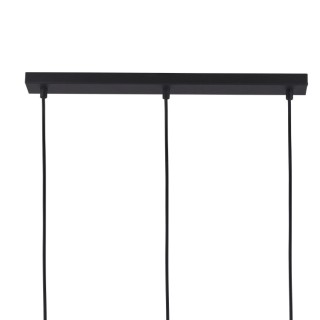 SUSPENSION ALAMBRE 3 BANDES PLATES NOIRES/VERTES