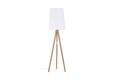 Lampadaire Walz 1 lumière – pin – en métal et bois – style moderne