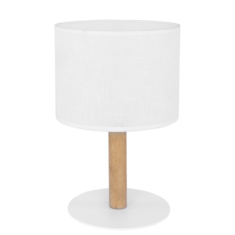 LAMPE DE CHEVET DEVA BLANCHE 1 PLAT FSC 100%, SA-COC-006060